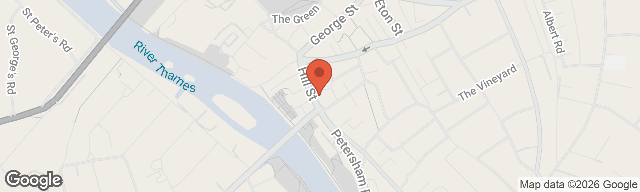 Map showing The Garden Room, Richmond
