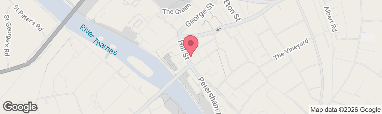 Map showing The Garden Room, Richmond