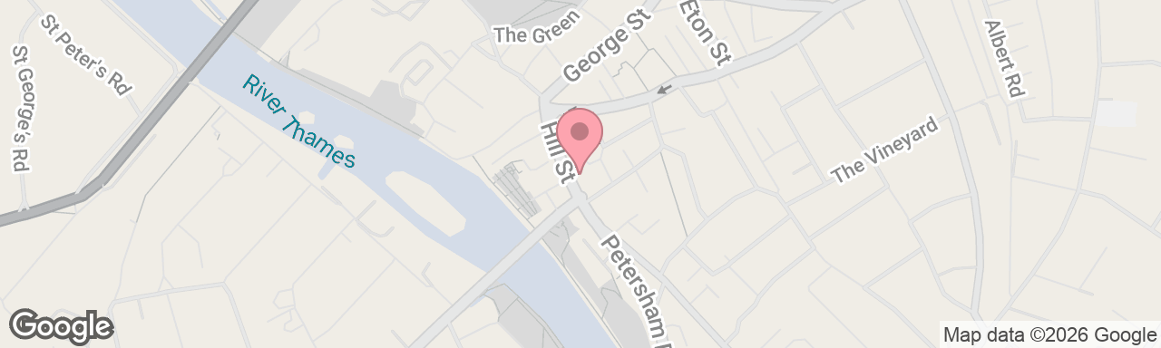 Map showing The Garden Room, Richmond